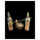 Three Pieces Mexican Pottery
