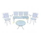 Wrought Iron Patio Furniture Set