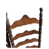 Four Ladder Back Chairs