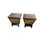 Painted Asian Storage Bins