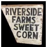 Vintage Wooden Farm Stand Sign