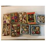 Approximately 60 Glass Christmas Ornaments