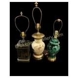 Three Table Lamps