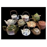 Ten Collectible Tea Pots