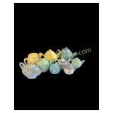 9 Ceramic Teapots Collection