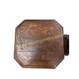 Wooden Pedestal Side Tables