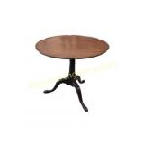Mahogany Tilt-Top Tripod Table