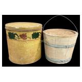 Tinware Canister, Sugar Bucket
