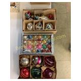 Approximately 41 Glass Ornaments
