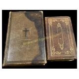 Two Leather Bound Religious Books