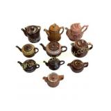 Ten Ceramic Teapots