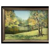 Early Fall Landscape with River