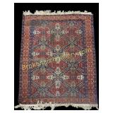Semi Antique Caucasian Area Rug