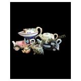 6 Novelty Ceramic Teapots
