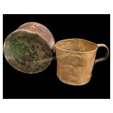 Copper Cooking Pot, Copper Measure