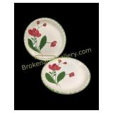 Two Blue Ridge Pottery Plates