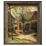 Village Streetscape, F. R. Humma