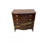 Mahogany Four-Drawer Chest