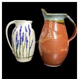 Two Contemporary Studio Pottery Vessels