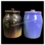 Two Pottery Storage Jars