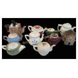 Ten Collectible Tea Pots