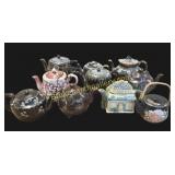 Ten Collectible Tea Pots