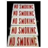 No Smoking Vintage Signs