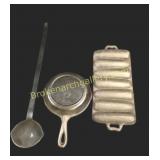 Three Pieces Cast Iron