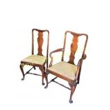 Two Queen Anne Style Chairs