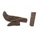Carved Wooden Statue, 24 x 16 Inches