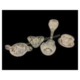 Five Cut Glass Dishes