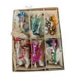 Vintage Glass Musical Instrument Ornaments