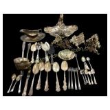 Grouping of Silver Plate