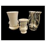 Three Art Pottery  Vases