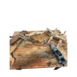 6 Assorted Antique Wood Working Tools