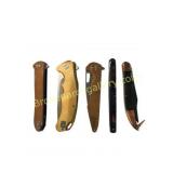 Mixed Lot of 5 Pocket Knives
