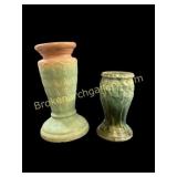 Two Art Pottery Pedestals
