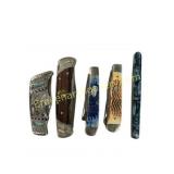 Collector folding knife lot