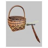 Cherokee River an Basket & Pipe Hatchet