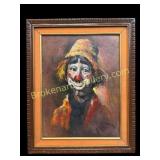 Salvador Cabrera Clown Painting