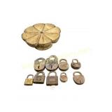 Cast Irion Nail Bin, Antique Locks