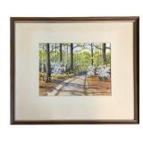 Dirt Road Through Wooded Landscape, Frank Collins