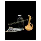 Royal Haeger, and MCM Glass Vase