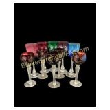 Bohemian Cut Crystal Stems