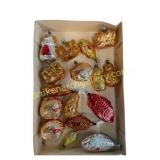 Glass Christmas Ornaments Fish Birds & Novelty