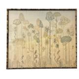 Antique Watercolor of a Jungle Scene