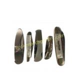 5 Pearl and Shell Handled Pocket Knives