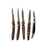 Lot of 5 Folding Knives