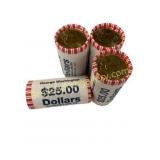 4 Rolls George Washington 1 dollar coins