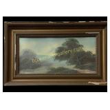 Riverside Landscape with Cottage